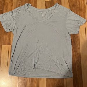 blue american eagle tee